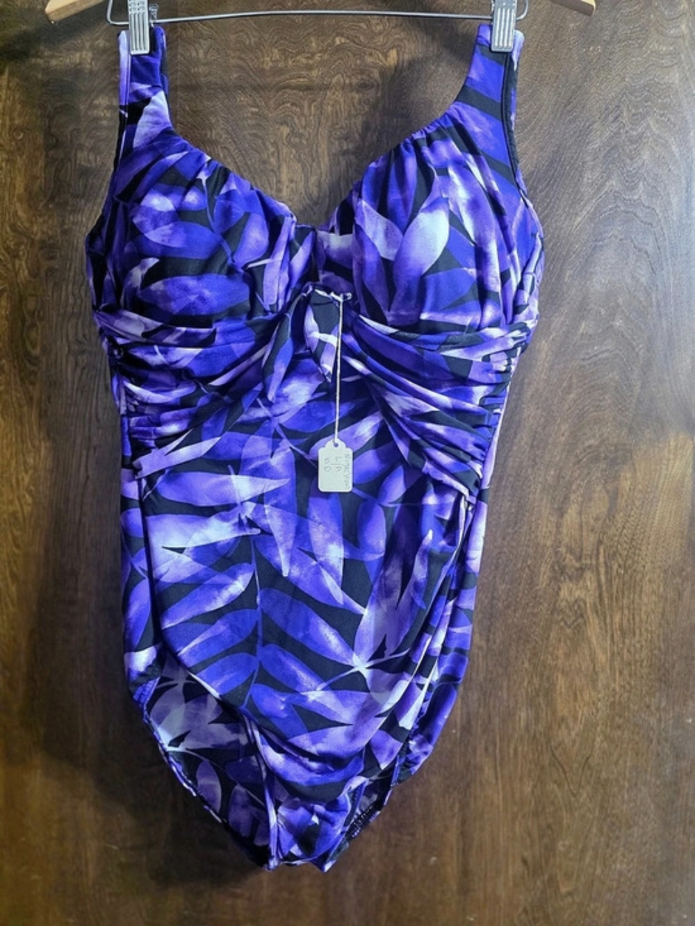 Miraclesuit Revele Underwire One-Piece Swimsuit Purple & Black